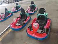 Kart électrique pour enfants à structure stable, type batterie, pour centre de jeux, idéal pour les attractions familiales et les courses en plein air