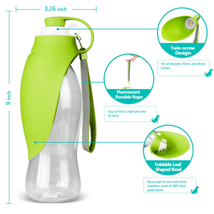 Nouvelle conception, bouteille d'eau potable pour chien et chat, idéale pour les voyages en plein air, très vendue - Product Image 2