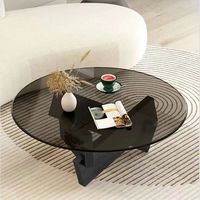 Nordic light luxe salon maison table basse simple moderne table basse ronde en bois massif petite table basse