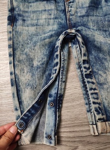 Bufa <span class=keywords><strong>Salopette</strong></span> pour enfants en denim unisexe pleine longueur de haute qualité Barboteuses pour bébés garçons coupe ajustée pour enfants - Product Image 4