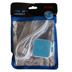 Ssk Shu030 <b>Usb</b> Hub 4 Port 2.0 Plastic For Computer With 1.2m Cable - Product Image 2