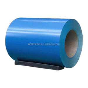 Bobina di Acciaio Preverniciato PPAL con Rivestimento Colorato Certificato BIS Standard EN Marca <span class=keywords><strong>AMM</strong></span> - Product Image 1