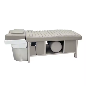 Salón suave de lujo masaje tailandés lavado de cabello cama cabeza Spa terapia de agua champú cama - Product Image 2