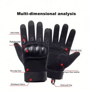 Guantes de Motocicleta Unisex Tácticos de Verano Transpirables Resistentes al Fuego para Caza y Tiro con Protección de Nudillos Deportivos de Dedo Completo - Product Image 2
