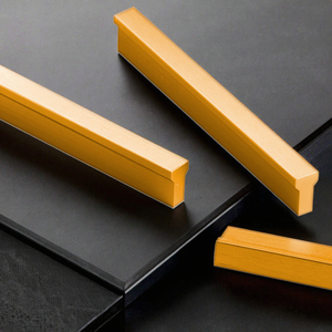 Poignées de meubles modernes blanches et noires, poignées de tirage en aluminium de 96 mm, réglables pour armoires, placards et tiroirs - Product Image 6