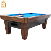 Vente directe usine Table de billard/snooker diamant personnalisée 9 pieds avec système de retour automatique, rail silencieux, qualité tournoi