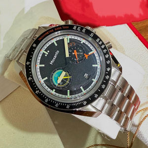 OME <span class=keywords><strong>Pilot</strong></span> سلسلة ميكانيكية دون الثانية الطلب الهاتفي عرض التاريخ منطقة السرعة كرونوغراف - Product Image 2