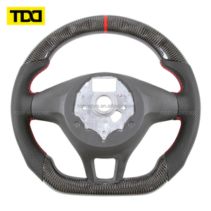 Volante Deportivo de Fibra de Carbono TDD Premium Upgrade, Compatible con Volkswagen Golf 8 GTI MK8 Tiguan L Passat Tiguan GTI R GTE GTS - Product Image 3