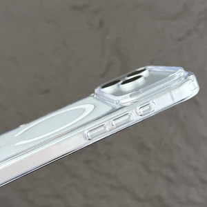 Étui de téléphone magnétique transparent de luxe pour iPhone 18 17 16 15 Pro Max, coque arrière antichoc en TPU PC, accessoires pour téléphone <span class=keywords><strong>portable</strong></span> - Product Image 4