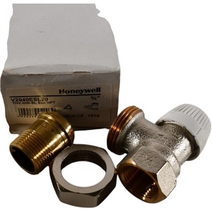 PLC NEW V2040ESL20 Radiator Valve, 3/4 in., 2.7 Cv NPT, Nickel-Plated <strong>Bron</strong> Warranty Product - Product Image 1