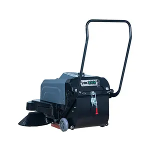 KUER KR-SS1050 30L/35L Manual Floor Sweeper Hand Push Electric Lawn Farm Yard Cleaning Factory Wholesale 12V Voltage