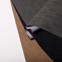 Tissu en cuir PU hautement extensible, résistant à l'abrasion, au toucher doux, pour vêtements, vestes, pantalons, costumes