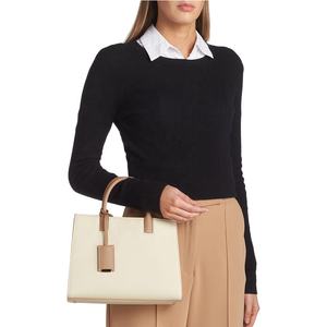 Sacs à bandoulière en cuir Pu de haute qualité pour femmes, sacs à main blancs et bruns pour femmes, <span class=keywords><strong>sac</strong></span> fourre-tout de décoration à suspendre pour dames - Product Image 6