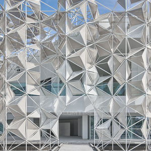 Plaques uniques en alliage d'aluminium tridimensionnel Alumtimes <span class=keywords><strong>pour</strong></span> l'art architectural extérieur moderne des murs-rideaux - Product Image 6