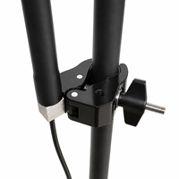 Lampe UV à bras articulé en métal et silicone, détachable et à fixation par pince, séchage rapide, pour supports de lampe demi-lune, col de cygne flexible, commande par pédale