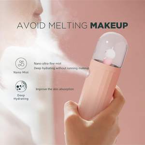 <span class=keywords><strong>Nano</strong></span> Mister Kirpik Nebulizatörü Yüz Nemlendirici Soğuk Buharlı Püskürtücü Pratik Buhar Püskürtücü USB Pil 20ML Tank Taşınabilir Mini Tasarım Derinlemesine Nemlendirme - Product Image 3