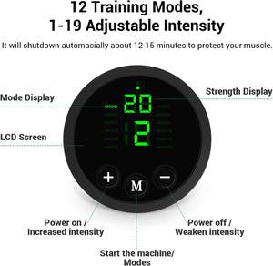 Máquinas de Fitness Ems, Equipo Inalámbrico de Electroestimulación Muscular, Tonificador Muscular, Dispositivo de Entrenamiento Abdominal, Fitness Deportivo - Product Image 4