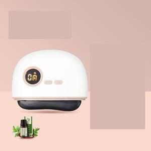 Masseur de tête électrique chauffant vibrant à main, ABS + silicone, masseur du cuir chevelu, compresse chaude pour la croissance des cheveux, physiothérapie de la peau - Product Image 2