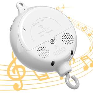 Portable Sound Machine Baby Music Box Spinner avec 3 Modes Baby <span class=keywords><strong>Mobile</strong></span> Music Box Crib <span class=keywords><strong>Mobile</strong></span> Motor - Product Image 2