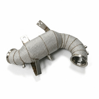 Collecteur d'échappement haute performance en acier inoxydable SS304 Euro 6 avec catalyseur et bouclier thermique pour Lotus Emira 2.0T 2021+