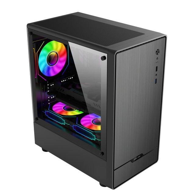Factory Fast Delivery Micro ATX Wholesale Computer Case M-ATX Office Desktop PC Case Gaming Case Mid Tower Cabinet for PC
