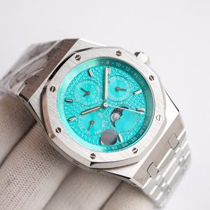 นักออกแบบสุดหรูสร้างสรรค์นาฬิกาข้อมือคริสตัลแซฟไฟร์สุดหรูหรา พร้อมปฏิทินแบบถาวรและคุณสมบัติกันน้ำลึก - Product Image 2