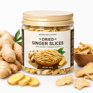 Rodajas de Jengibre Puro Natural Secas, Té Herbal Sin Cafeína para Aliviar las Náuseas y Apoyar la Salud Digestiva - Product Image 1