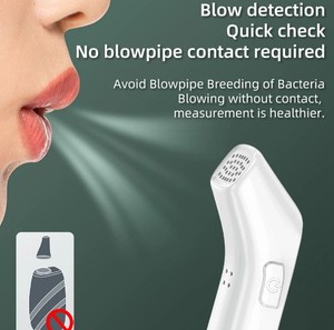 C7 chuyên nghiệp rượu hơi thở Tester breathalyzer phân tích Detector kiểm tra xách tay breathalyzer breathalyser thiết bị màn hình LCD - Product Image 6