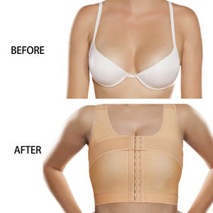 Sujetador <span class=keywords><strong>postoperatorio</strong></span> sin costuras para mujer, ropa interior correctora de postura frontal y cerrada con cinturón de soporte - Product Image 4