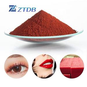 ผงสีแดงออกไซด์เหล็กบริสุทธิ์สูง 98% เกรดอาหาร สำหรับเครื่องสำอางและสีผสมอาหาร ไทเทเนียม <span class=keywords><strong>CI</strong></span> <span class=keywords><strong>77491</strong></span> - Product Image 2