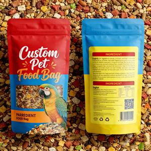 Sachets Doypack Recyclables OEM pour Friandises pour Animaux de Compagnie 250g 500g 1kg Format Compact pour Famille - Packs de Friandises pour Chiens et Chats Taille Familiale Conception Personnalisée - Product Image 1