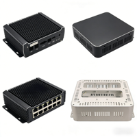 Boîtier en aluminium extrudé pour mini PC de bureau personnalisé, dissipateur thermique industriel, boîtier de projet électronique OEM
