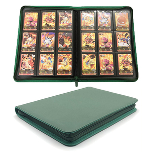 Fornitore Verificato Raccoglitore Personalizzato in PU a 9 Tasche per 360 Carte <span class=keywords><strong>Album</strong></span> Fotografico per Francobolli Monete con Chiusura a Cerniera - Product Image 1