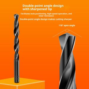 Shanggong ก้านตรงดอกสว่านเจาะดอกแบบบิดเกลียวเหล็กความเร็วสูง hss 0.2-5.7มม. เจาะดอกบ๊วยเหล็กเจาะ3ปีรับประกัน35มม. - Product Image 5