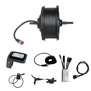 48v 52v 1200W High Power Electric Bicycle Conversion Kit With LCD Display And 700c Wheel Size Brushless Gear Hub Motor