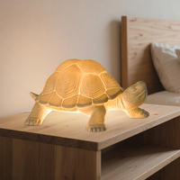Lampe de table de décoration de vacances de lampe de tortue Anime de qualité supérieure