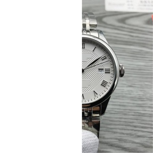 Simple and fashionable business-style men's watch with 906 stainless steel, round 42mm dial and strap, custom logo - Product Image 2