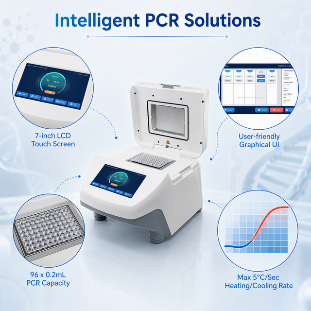 Thermal Cycler Laboratory Thermal Cycler Gradient PCR Instrument for Lab and Hospital