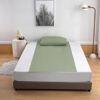 Sábana Plana Conductora Antienvejecimiento Ecológica con Protección EMF de 400 Hilos, Lavable, Duradera, 95% Algodón, Para Todas las Estaciones, ¡Gran Venta!