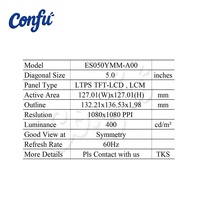 Carte pilote USB-C MIPI DSI BOE ES050YMM-A00 pour double écran circulaire IPS de 5 pouces 2160x1080, compatible Raspberry Pi, AR, HMD, VR, Mini-écran