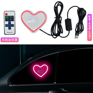 Haute luminosité Triangle voiture intérieur lumière LED télécommande sans fil 7 changement de couleur étanche <span class=keywords><strong>pour</strong></span> la décoration de fenêtre de porte - Product Image 2