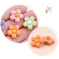 Botones Infantiles de 15/18 mm con Diseño de Flor, Botones para Coser a Mano, Botones para Manualidades, para Camisas, Vestidos, Suéteres, Decoración, Accesorios de Costura