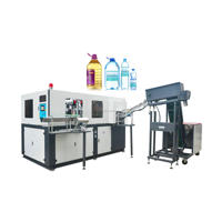 Machine de soufflage de bouteilles d'huile de cuisson PC/PET/PP, 1 cavité, entièrement automatique, PLC, machine de fabrication de préformes 3L 5L 7L
