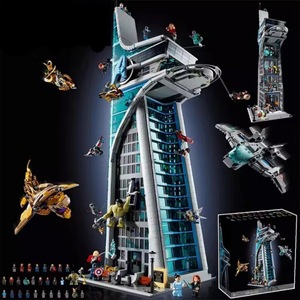 Bloques de Construcción Detallados de <span class=keywords><strong>Edificio</strong></span> de Gran Altura, Modelo de Torre Moderna para Decoración de Hogar, Oficina o Estante, Regalo - Product Image 3