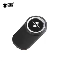 Style de conception moderne 2 boutons d'apprentissage fixe Rolling Code Télécommande en matière plastique avec fonction automatique de clip arrière