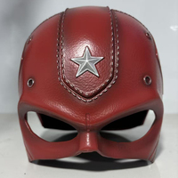 Großhandel Rote Wächter-Maske aus Kunstharz, Deluxe Tragbarer Vollkopf-Superhelden-Cosplay-Helm für Fans, Sammleredition