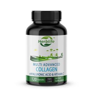 Cápsulas de Colágeno Plus con Ácido Hialurónico y Vitamina C para Adultos, Apoyo para la Salud del Cabello, la Piel y las Uñas, Venta Caliente OEM/ODM - Product Image 1