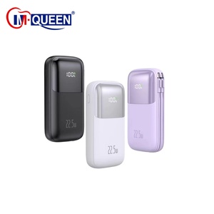 OEM High Capacity Li-Polymer Battery Digital Display Portable Power Bank 10000mAh with Quick <b>Charge</b> Dual <b>USB</b> & Outdoor Use - Product Image 1