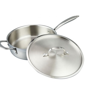 Personalizzazione all'ingrosso cucina cucina antiaderente pentole e padelle in acciaio inox casseruola salsa Pan Set - Product Image 1