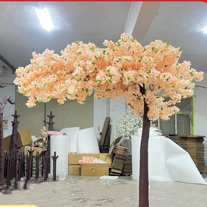 Arbre de <span class=keywords><strong>cerisier</strong></span> japonais en soie rose pour mariage en plein air, grand arbre de <span class=keywords><strong>cerisier</strong></span> artificiel de 8 pieds pour la décoration - Product Image 4